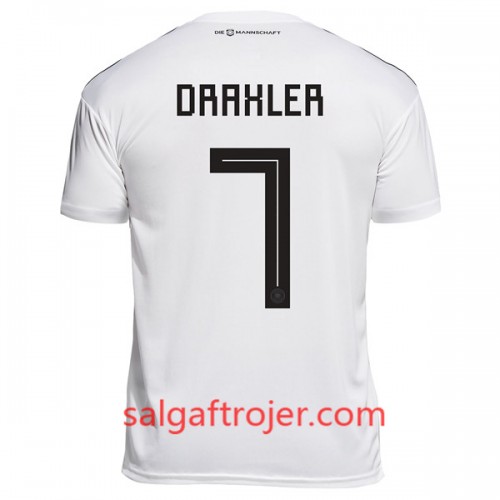 Tyskland Fodboldtrøjer Draxler 7 Dame Hjemmebanesæt VM 2018 Tyskland Fodboldtrøjer Draxler 7 Dame Hjemmebanesæt VM 2018